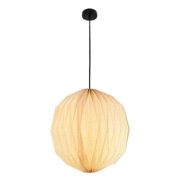 Vaughn 15.75" Modern Vintage Orb Honeycomb Shade LED Pendant Light